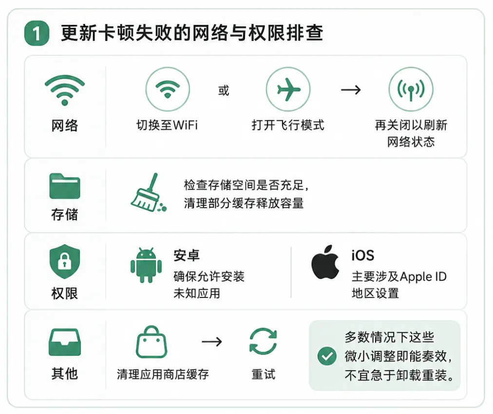 排除网络和权限问题